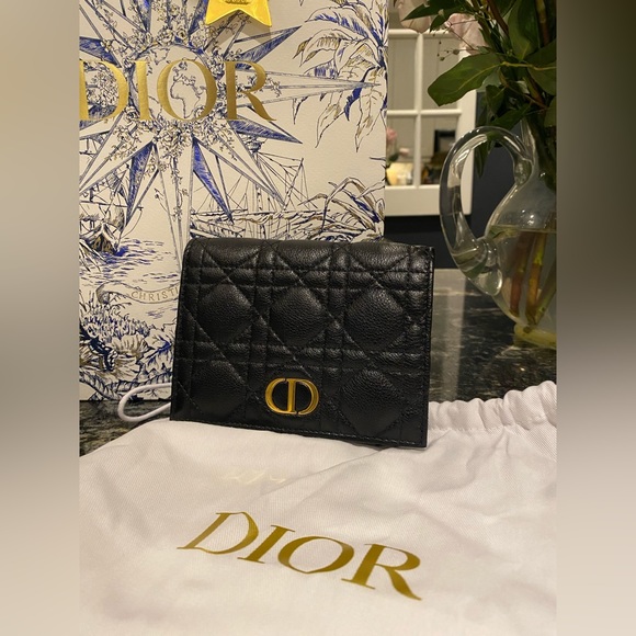 Dior Caro Wallet & Passport Holder - Picture 2 of 13
